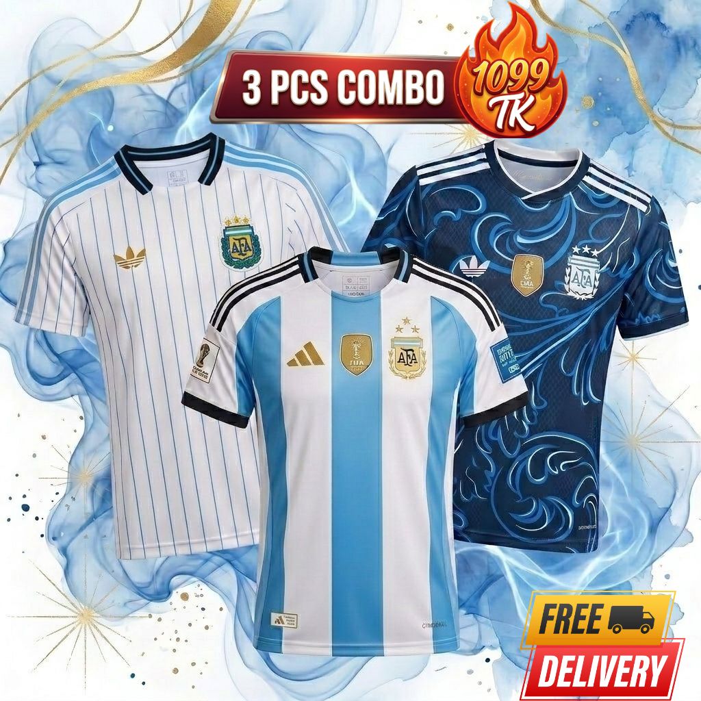 Argentina 3 Piece Combo Jersey
